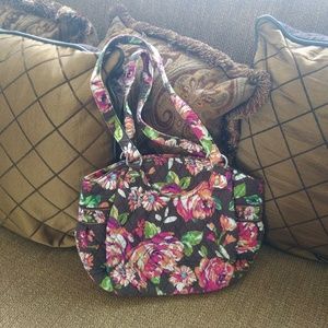Vera Bradley English Rose Glenna Handbag
